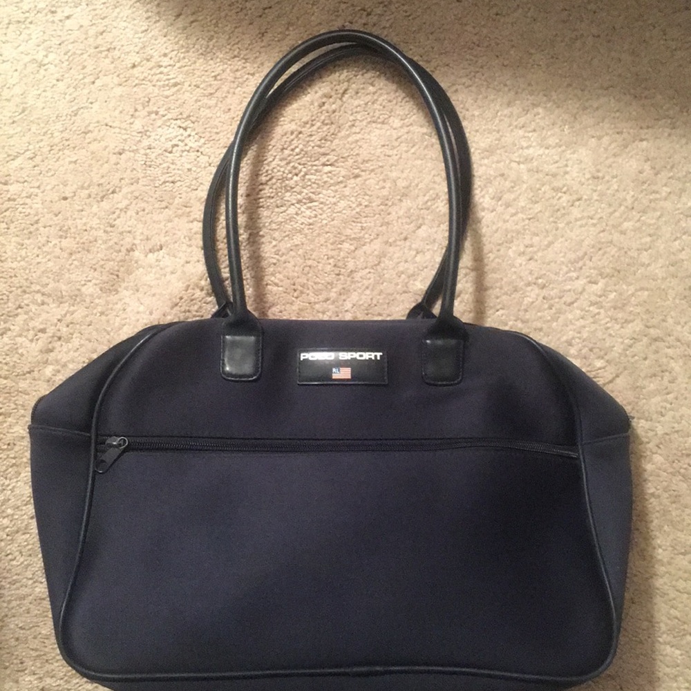 Ralph Lauren navy handbag